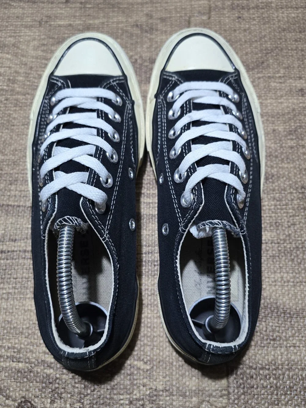 Converse Chuck 70 Ox Low Black White Canvas Womens Size 7 Sneakers Shoes Low Top